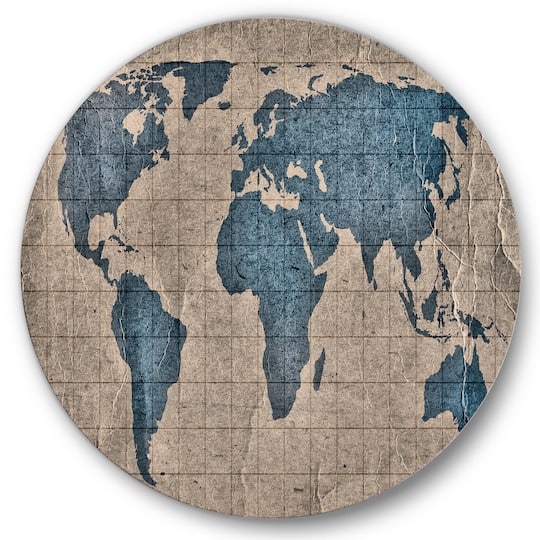 Designart - Ancient Map of The World I